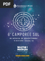 6º Camporee Sul Boletim 1