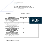 Rubric A