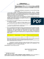 Declaracion Jurada Notarial Pjud