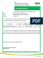 Revisi-Penyesuaian PVBV Produk Tiens