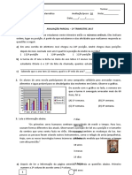 Avaliação Matemática 2o Trimestre