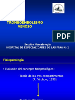 Conferencia TEV (Tronboenvolismo Venosos)