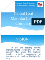 Global Leaf Manufacturing Company: Bataan Peninsula State University