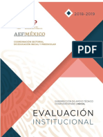 Evaluación Institucional Del Logro Educativo 2018-2019