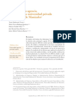 Dialnet LaTeoriaDeLaAgenciaElCasoDeUnaUniversidadPrivadaEn 5166554 PDF