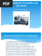 Plan de Mantenimiento de Un Torno | PDF | Máquinas | Ingeniería mecánica