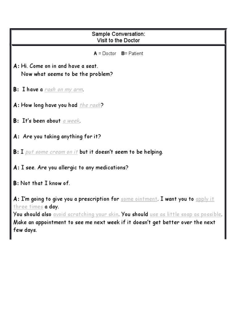 Sample Conversation | PDF | Self-Improvement | Wellness
