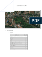 Topographic Survey Plan