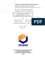 Laporan Praktikum Laboratorium Teknik Kimia 2: Semester Genap Tahun Ajaran 2018/2019