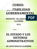 Unidad 01 El Estado y Los Sistemas Administrativos 2019-1 PDF