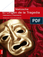 El Origen de La Tragedia. Helenismo y Pesi - Friedrich Wilhelm Nietzsche