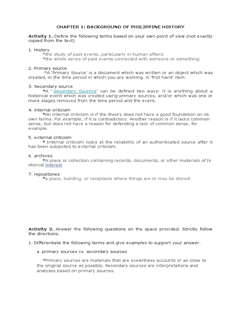 Chapter 1 Act Docx Primary Sources Data Analysis