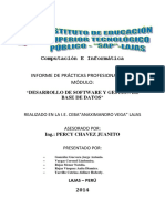 Informe DESARROLLO DE SOFTWARE Y GESTION DE BASE DE DATOS”.docx