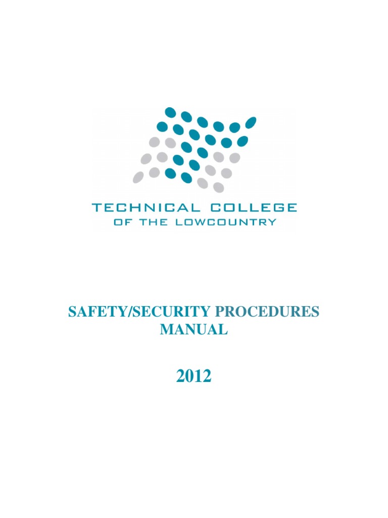 Safety/Security Manual Procedures PDF Security Guard Emergency