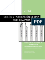 Diseño y Fabricación de Una Cuchilla para Tornear PDF