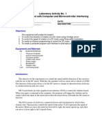 Exp1 DC Motor Control With Computer Interfacing To Microcontroller