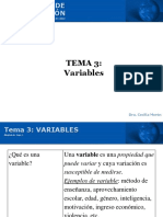 Variables