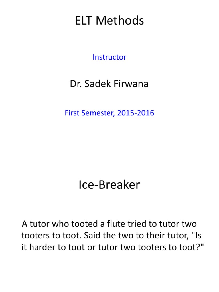 Techniques And Principles In Language Teaching Pdf Second Language