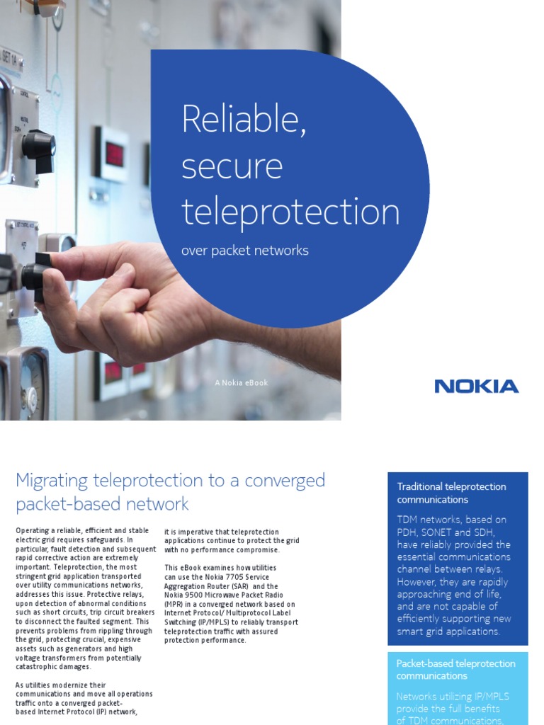 Nokia Teleprotection Ebook FINAL 052517 | PDF | Multiprotocol Label ...