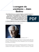 A coragem do obscurantismo - Alain Badiou.docx