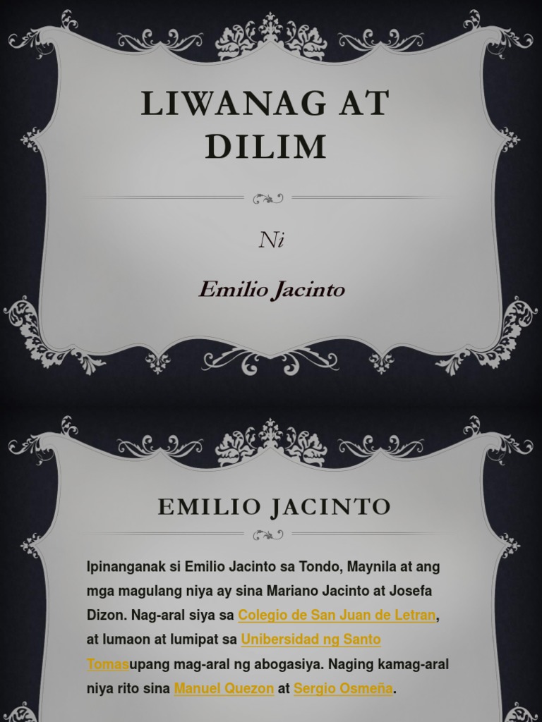 Liwanag at Dilim | PDF