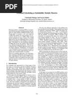 Personnel Scheduling As Satisfiability Modulo Theories