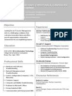 Curriculum Vitae - MICHAEL PDF