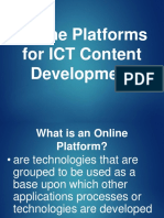 Online Platforms For ICT Content Development