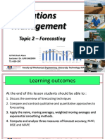 Forecasting Techniques Overview