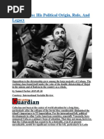 Fidel Castro His Political Origin, Rule, and Legacy