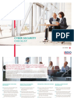 Cybersecurity Checklist