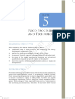 Food Processing and Technology: Learning Objectives