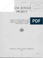 Rum Jungle Project PDF