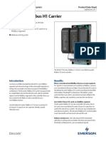 Product Data Sheet M Series Fieldbus h1 Carrier Deltav en 56250