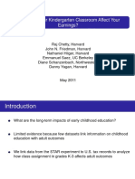 How Does Your Kindergarten Classroom Affect Your Earnings? Evidence From Project STAR