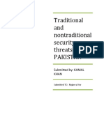 Traditional and Nontraditional Security Threats in PAKISTAN