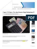Capex Vs Opex - Pro Dan Kontra