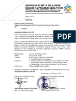 Undangan MGMP Sosiologi Jatim