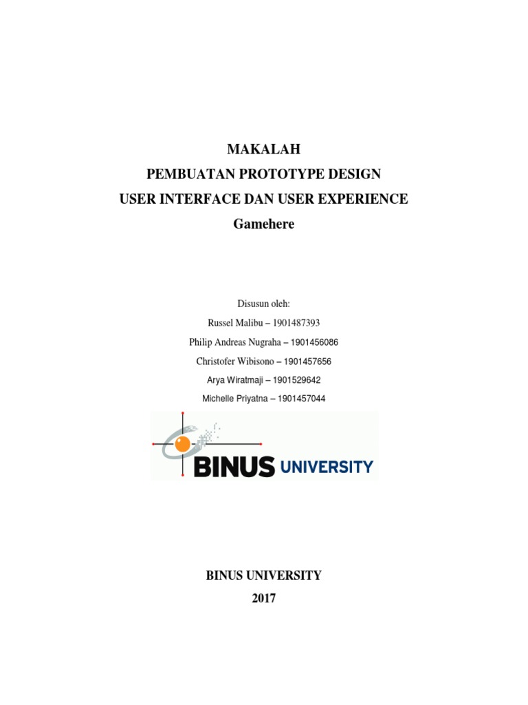 Makalah Ui Dan Ux