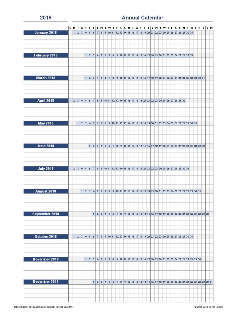 Annual Calendar | PDF