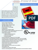 ProReact Analogue Technical Sheet