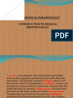 Medical Parasitology: HNS 212: Introduction To Medical Protozoology