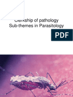 Clerkship of Pathology Sub-Themes in Parasitology