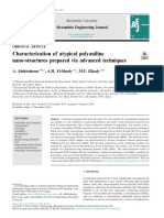 Analisis Spektrum Polianilin