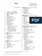 Camping Checklist: Essentials / Survival Sleep Gear