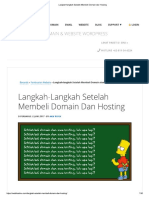 Langkah-langkah Setelah Membeli Domain Dan Hosting