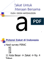 Zakat Untuk Kesejahteraan .ppt