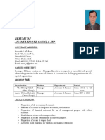 Resume of Anamul Hoque Ca (CC) & Itp: Contract Address