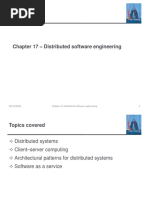 Chapter 17 Distributed Software Engineering 1 20/11/2014