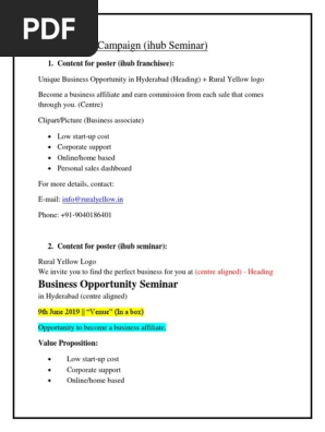 Social Media Campaign